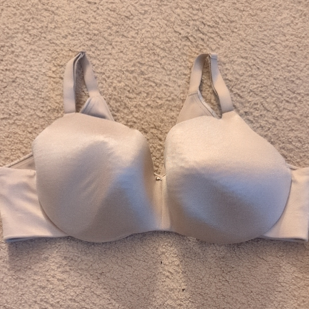 Cacique Beige Lightly Lined Balaconette Bra Size 44C